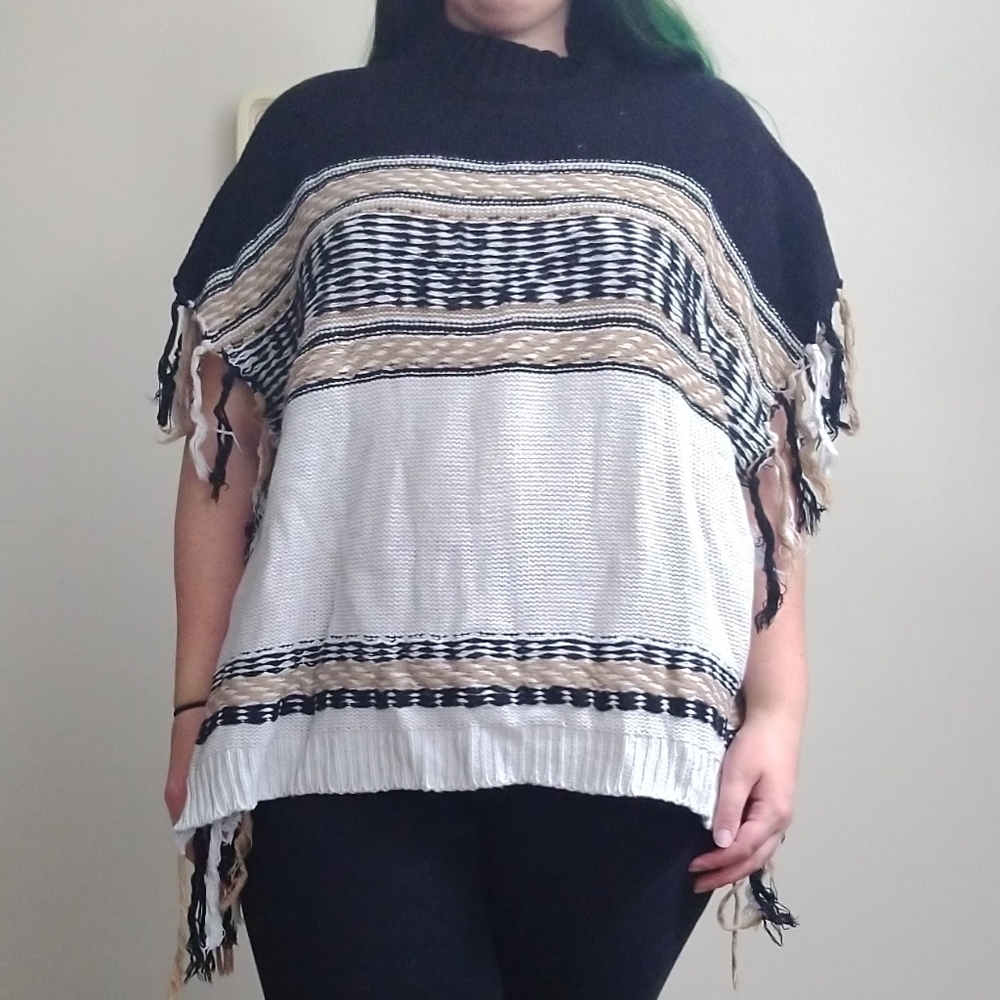 Poncho sweater